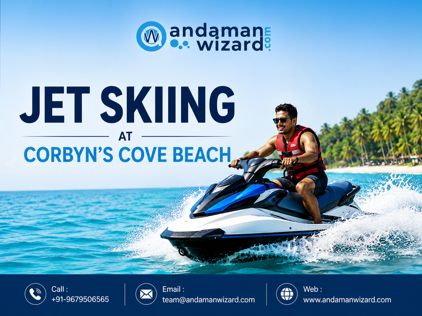 Jet Skiing at Corbyn’s Cove Beach