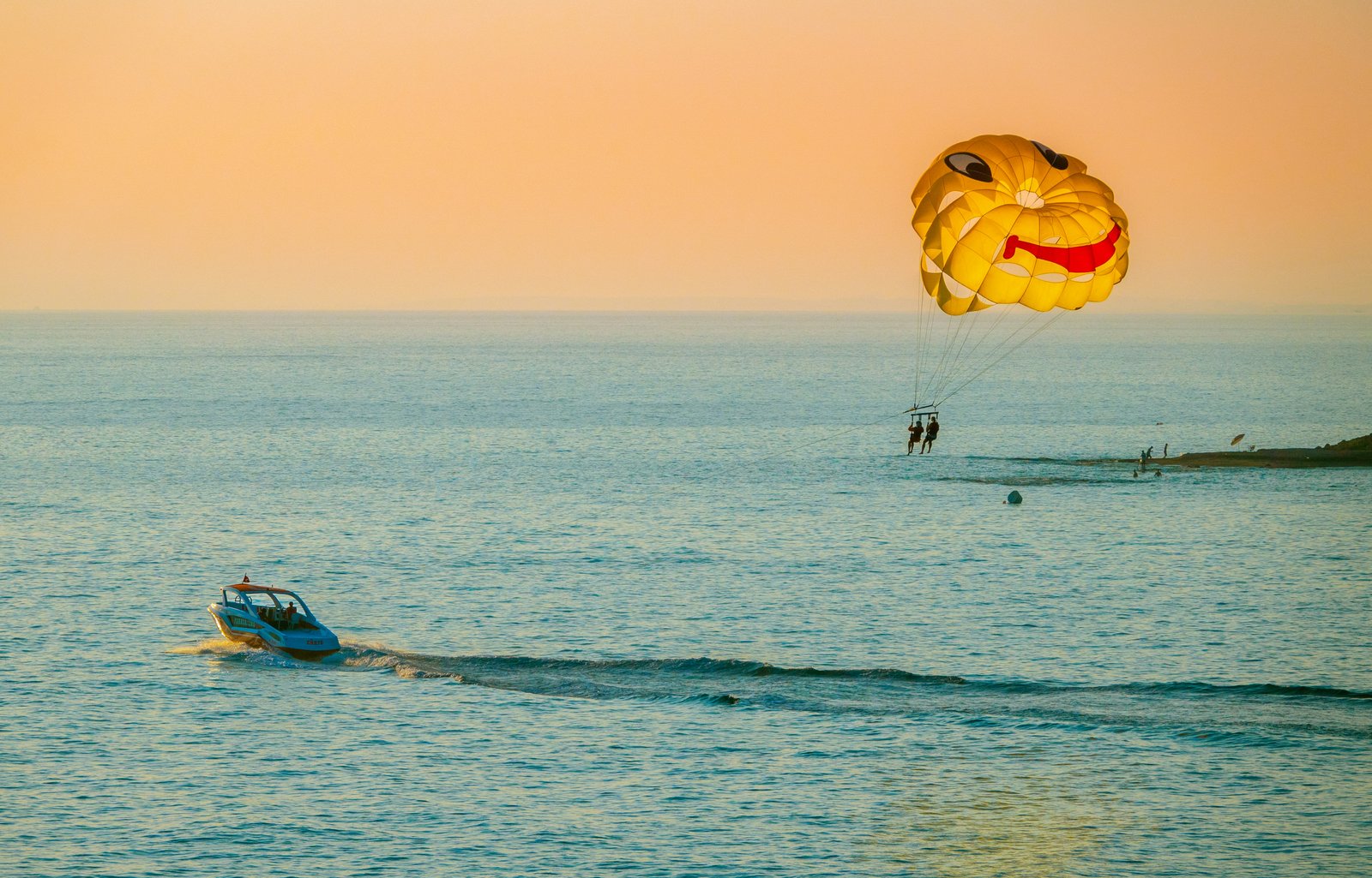 Parasailing at Sri Vijaya Puram (Port Blair)